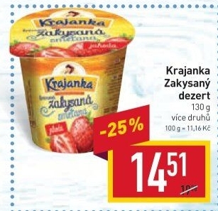Dezert zakysaný Krajanka