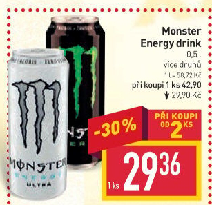 Energetický nápoj Monster Energy