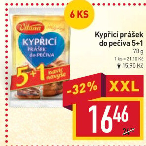 Kypřicí prášek do pečiva Vitana