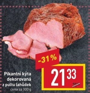 Kýta dekorovaná pikantní
