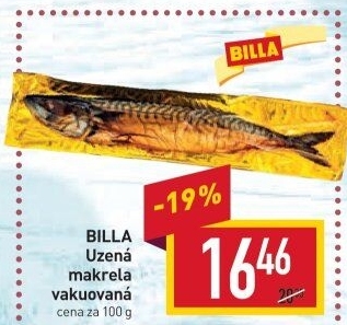 Makrela uzená Billa