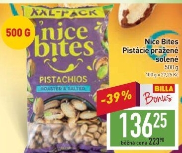 Pistácie pražené Nice Bites