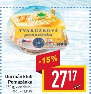 Pomazánky Gurmán klub