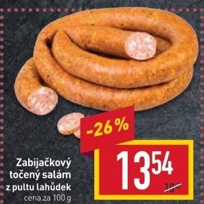 Salám zabijačkový točený