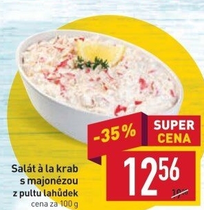 Salát a la krab s majonézou