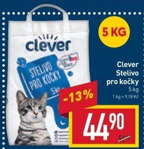 Stelivo pro kočky Clever