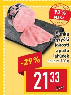 Šunka nejvyšší jakosti LE&amp