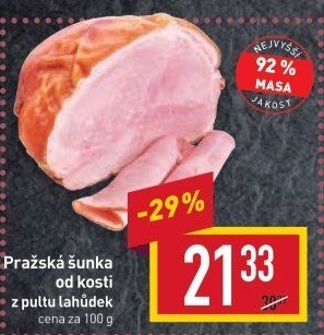 Šunka pražská od kosti