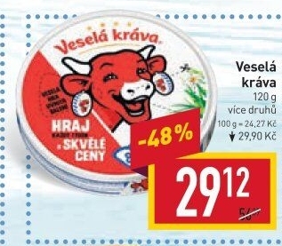 Sýr tavený Veselá kráva