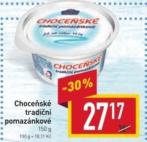Tradiční pomazánkové Choceňské