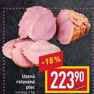 Uzená rolovaná plec