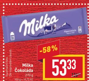 Čokoláda Milka