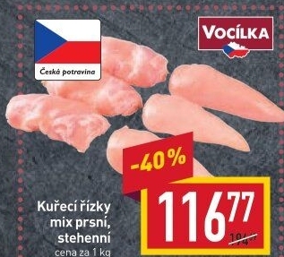 Kuřecí řízky mix Vocílka
