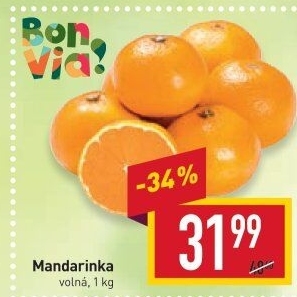 Mandarinky Billa Bonvia