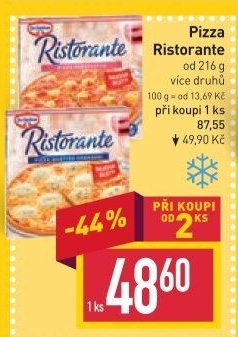 Pizza mražená Ristorante Dr. Oetker