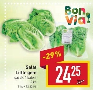 Salát little gem Billa Bonvia