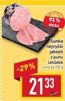 Šunka nejvyšší jakosti LE&amp