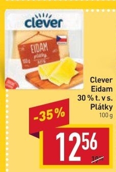 Sýr Eidam 30% Clever