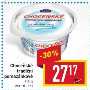 Tradiční pomazánkové Choceňské