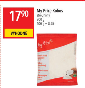 Kokos strouhaný My Price