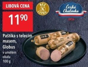 Paštika s telecím masem Játrovka Globus