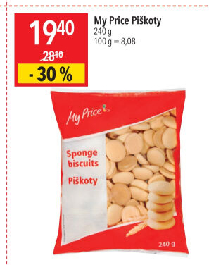 Piškoty My Price