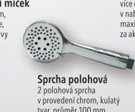 Sprchová hlavice