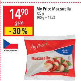 Sýr Mozzarella My Price