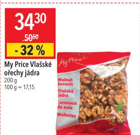 Vlašské ořechy My Price