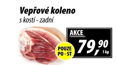 Koleno vepřové s kostí