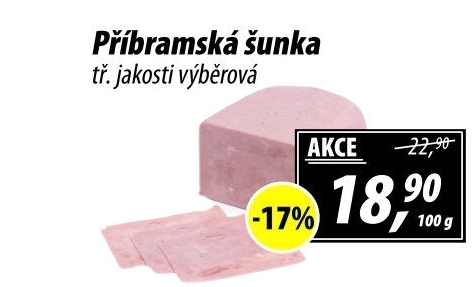Šunka výběrová příbramská