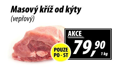 Vepřový kříž od kýty