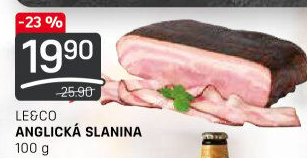Anglická slanina LE&amp