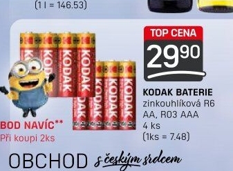 Baterie Zinc Kodak