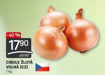 Cibule kuchyňská žlutá