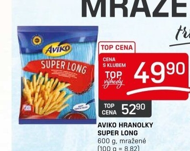 Hranolky mražené Super Long Aviko