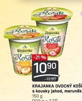 Jogurt ochucený Ovocný košík Krajanka