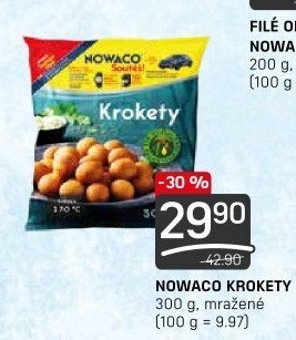 Krokety mražené Nowaco