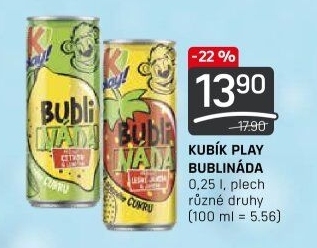 Nápoj Bublináda Play Kubík