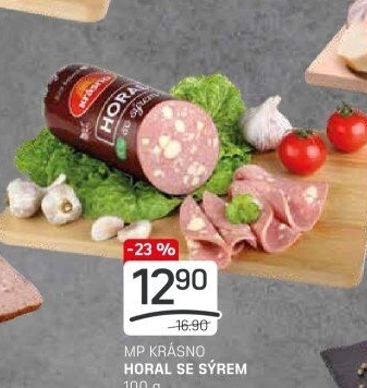 Salám Horal se sýrem Krásno