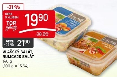 Salát vlašský Lahůdky Vavřík