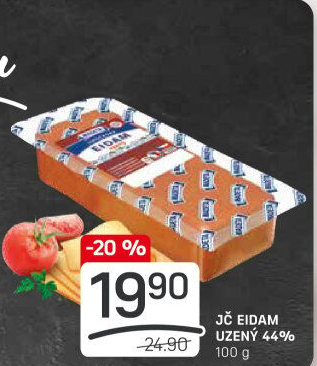 Sýr Eidam uzený 44% Jihočeský Madeta