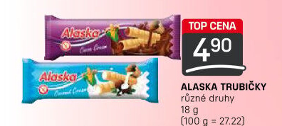 Trubičky bez lepku Alaska