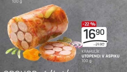 Utopenci v aspiku Krahulík