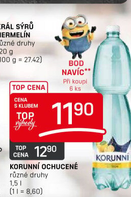Voda ochucená Korunní