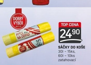 Zatahovací pytle na odpadky 30 l Dobrý Výběr