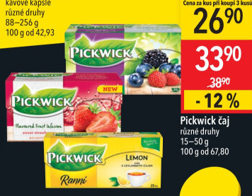 Čaj ovocný Pickwick