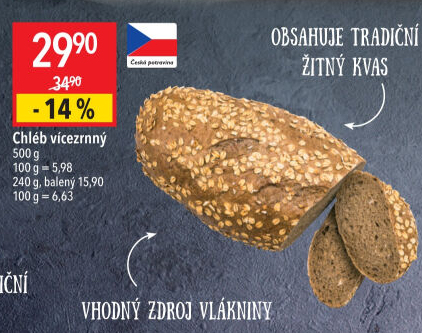 Chléb vícezrnný