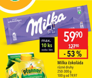 Čokoláda Milka
