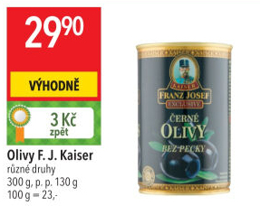 Olivy černéExclusive Franz Josef Kaiser